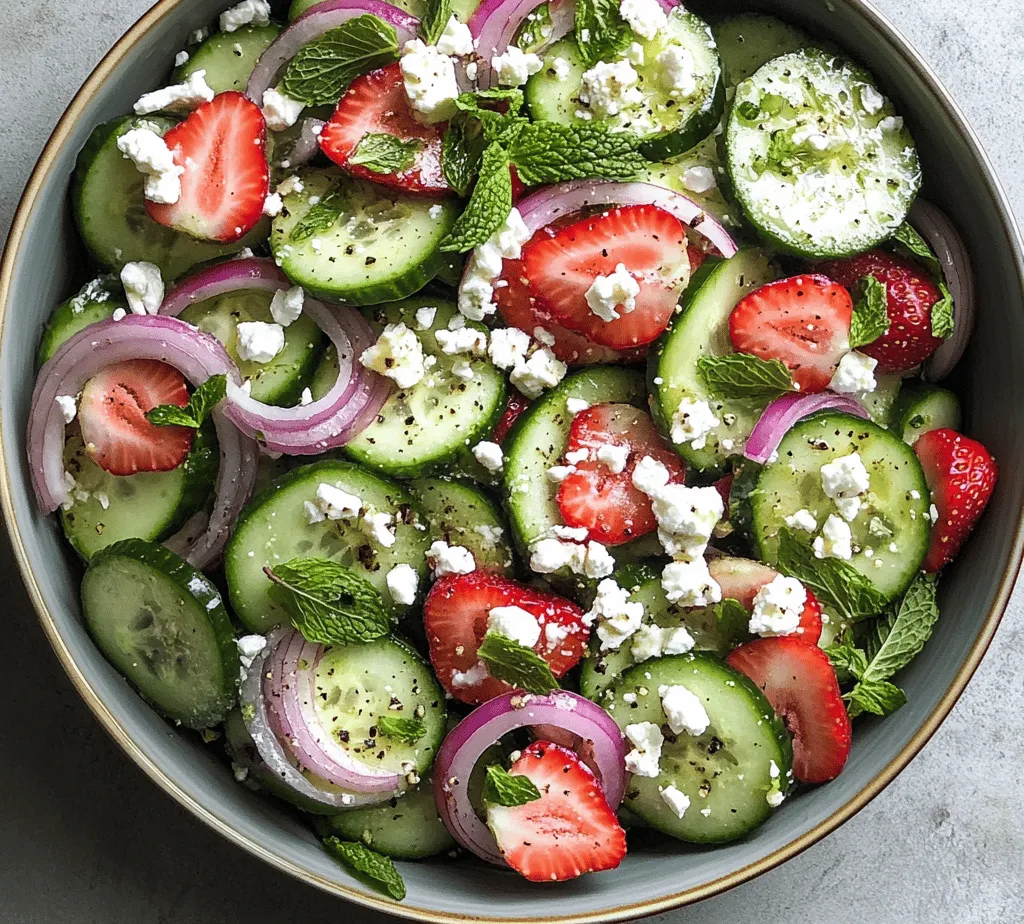 As the warm sun begins to shine and the days grow longer, the craving for light, refreshing meals becomes inevitable. One of the best ways to embrace the season is by preparing vibrant salads that not only burst with flavor but also provide essential nutrients. Among these, the Refreshing Cucumber Strawberry Salad stands out as a delightful combination of crisp cucumbers, sweet strawberries, and aromatic herbs, creating an irresistible dish that embodies the essence of summer.