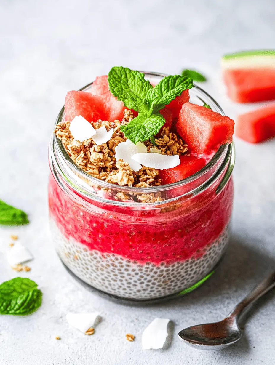As the sun rises on a warm summer day, there's nothing quite like a light and refreshing breakfast to kickstart your morning. Enter the Watermelon Chia Pudding Breakfast Jar—a vibrant and nutritious treat that promises to awaken your senses and fuel your day. This recipe beautifully marries the natural sweetness of watermelon with the health benefits of chia seeds, creating a breakfast that is not only visually stunning but also power-packed with essential nutrients.