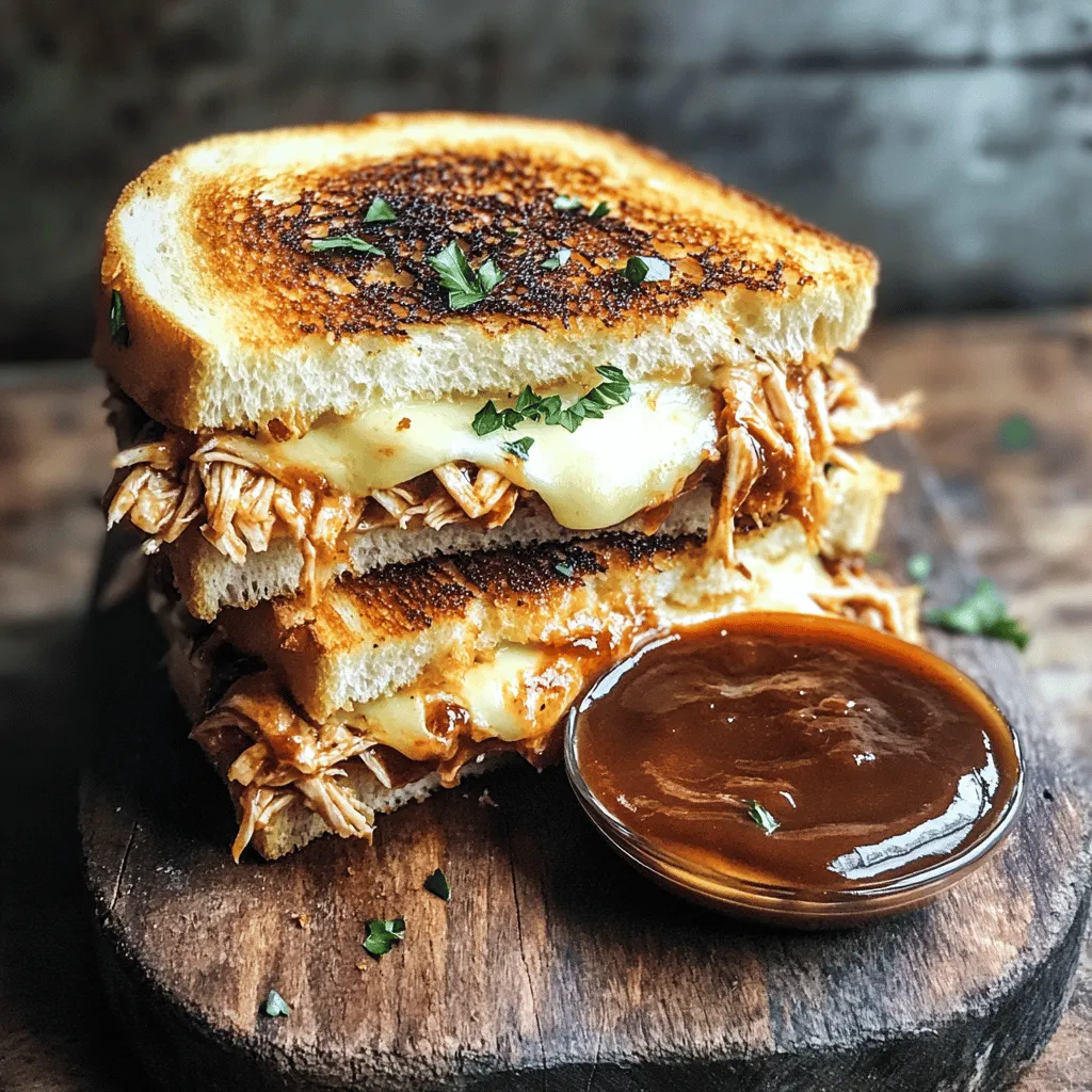 To create a truly satisfying BBQ Chicken Grilled Cheese, selecting the right ingredients is essential. Each component plays a crucial role in building layers of flavor that elevate this sandwich from ordinary to extraordinary. Below, we’ll explore the core components of this delightful dish.