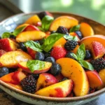 As the sun shines brighter and the temperatures rise, summer beckons us to embrace the season with fresh, vibrant flavors. One of the most delightful ways to celebrate the warm days is with a refreshing fruit salad, bursting with color and nutrition. Enter the Honey Lime Basil Peach Fruit Salad—a perfect blend of juicy peaches, tart strawberries, and juicy blueberries, all enhanced by the aromatic touch of fresh basil and the zing of honey-lime dressing. This fruit salad is not just a treat for the taste buds; it also serves as a healthy option that keeps you cool and energized during the summer months.