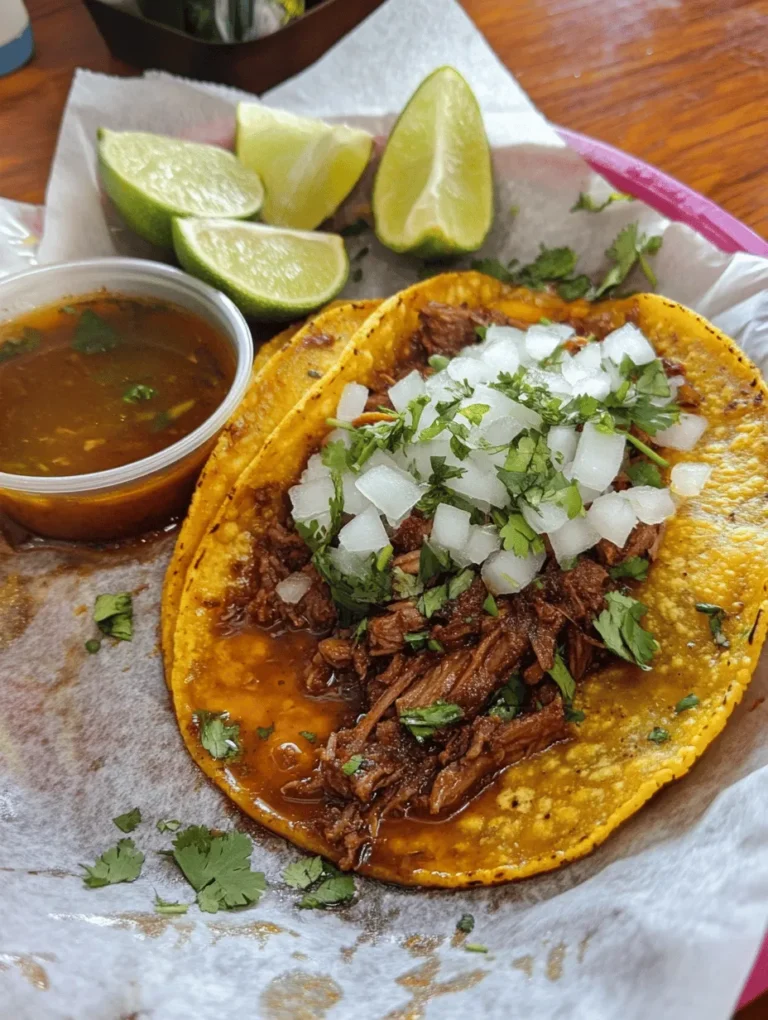 Birria tacos have become a celebrated staple in Mexican cuisine, encompassing a rich history and a robust flavor profile that speaks to the heart of traditional cooking. Originating from the beautiful state of Jalisco, these tacos have evolved from a humble stew into a sensational dish that tantalizes taste buds around the world. The combination of tender, marinated meat enveloped in warm tortillas, dipped in a savory broth, creates an unforgettable culinary experience that has captured the hearts of many.