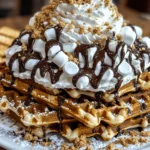 S’mores are more than just a tasty treat; they are a symbol of childhood memories, campfires, and cozy gatherings under the stars. The combination of graham crackers, gooey marshmallows, and rich chocolate is a nostalgic delight that evokes images of summer nights spent roasting marshmallows and laughing with friends. While the traditional way to enjoy S’mores requires a fire pit and some outdoor adventure, the innovative transformation of this beloved snack into waffle form makes it accessible year-round, right in the comfort of your kitchen.