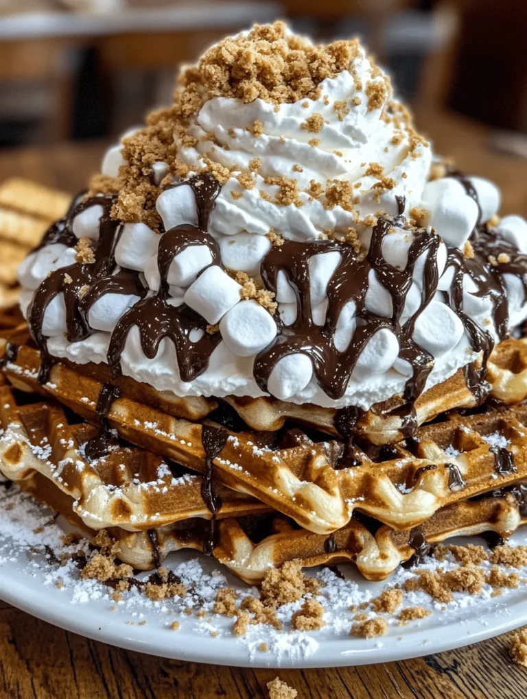S’mores are more than just a tasty treat; they are a symbol of childhood memories, campfires, and cozy gatherings under the stars. The combination of graham crackers, gooey marshmallows, and rich chocolate is a nostalgic delight that evokes images of summer nights spent roasting marshmallows and laughing with friends. While the traditional way to enjoy S’mores requires a fire pit and some outdoor adventure, the innovative transformation of this beloved snack into waffle form makes it accessible year-round, right in the comfort of your kitchen.