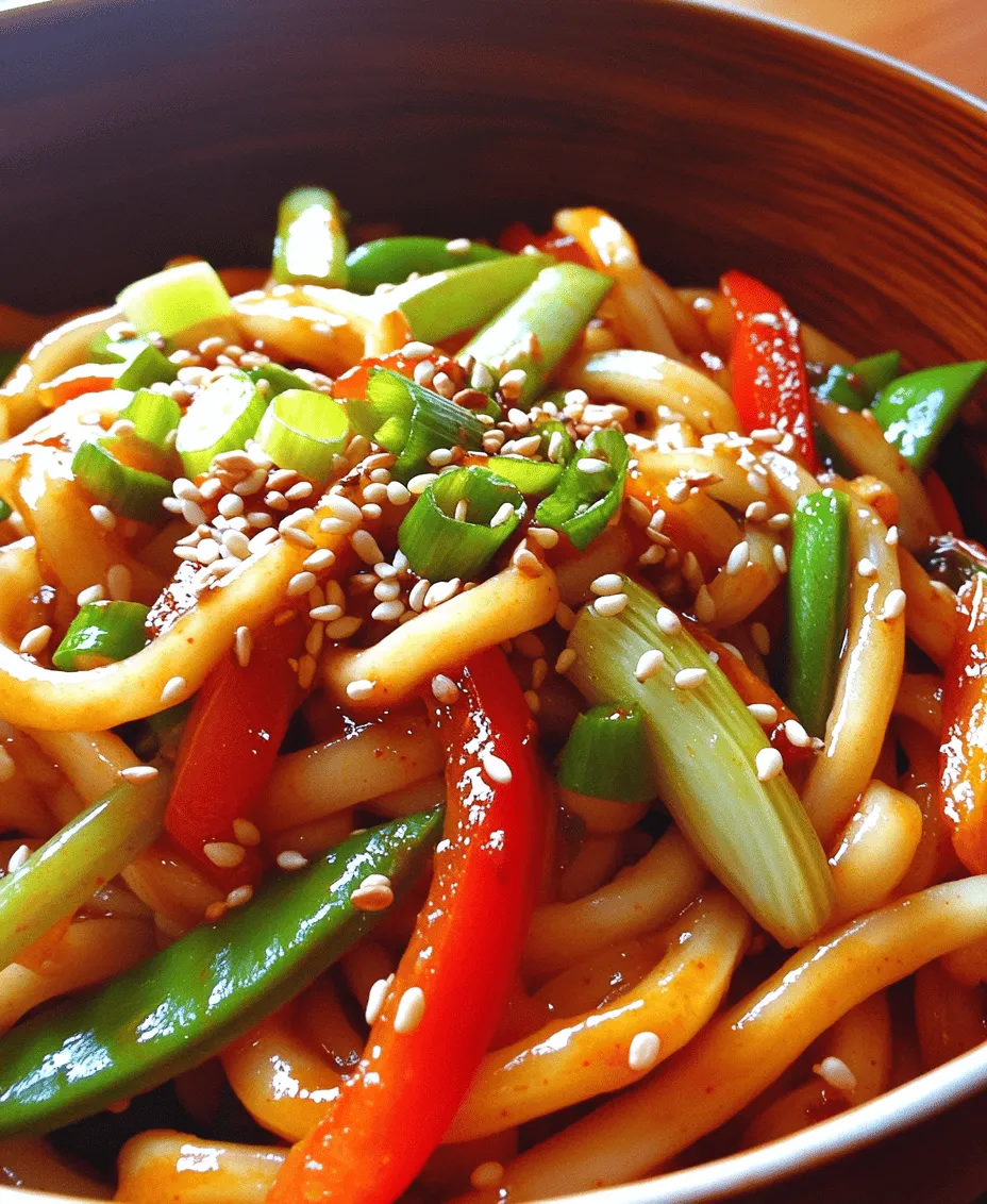 In recent years, Asian cuisine has captivated food enthusiasts around the globe, with dishes such as udon noodles rising to prominence in many households. Known for their chewy texture and ability to absorb flavors, udon noodles are a versatile staple that can be transformed into a variety of meals. If you’re on the hunt for a quick, flavorful dish that can be prepared in under 30 minutes, look no further than this Quick & Zesty Chili Oil Udon Noodles recipe. It marries the umami richness of soy sauce, the aromatic kick of chili oil, and the freshness of vegetables, making it not only a satisfying meal but also a delightful culinary experience suitable for any occasion.