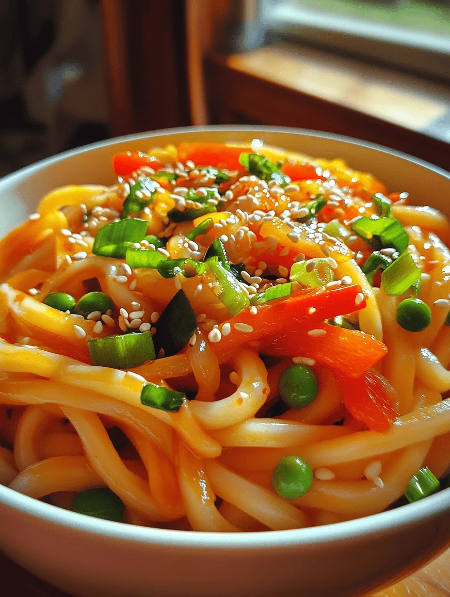 In recent years, Asian cuisine has captivated food enthusiasts around the globe, with dishes such as udon noodles rising to prominence in many households. Known for their chewy texture and ability to absorb flavors, udon noodles are a versatile staple that can be transformed into a variety of meals. If you’re on the hunt for a quick, flavorful dish that can be prepared in under 30 minutes, look no further than this Quick & Zesty Chili Oil Udon Noodles recipe. It marries the umami richness of soy sauce, the aromatic kick of chili oil, and the freshness of vegetables, making it not only a satisfying meal but also a delightful culinary experience suitable for any occasion.
