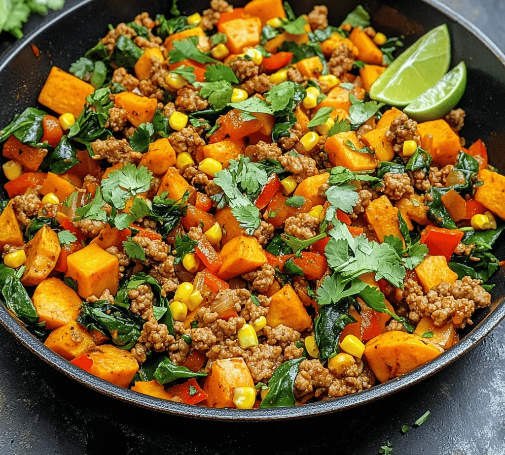 If you're searching for a nutritious, flavorful, and easy-to-make meal that can be whipped up in a flash, look no further than the Ground Turkey Sweet Potato Skillet. This delightful one-pan dish not only checks all the boxes for a busy weeknight dinner but also offers a balanced meal that satisfies the palate while nourishing the body. The combination of ground turkey and sweet potatoes creates a hearty and comforting dish that is as versatile as it is delicious.