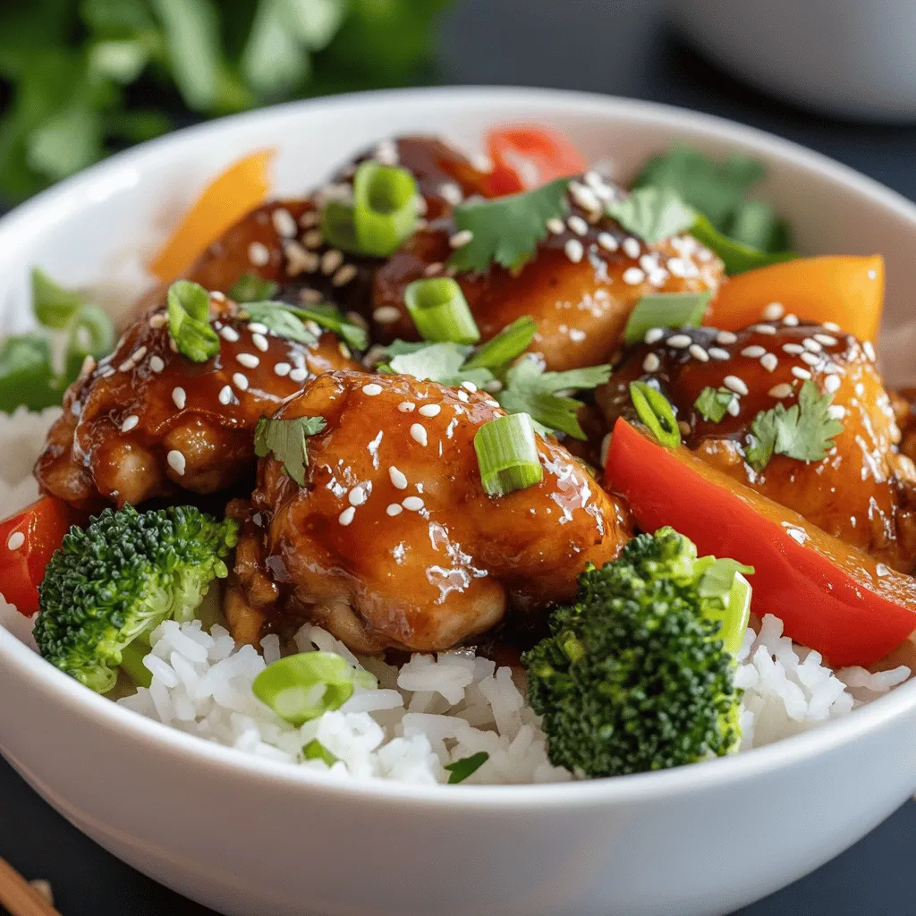 Sticky Chicken Rice Bowls are a culinary delight that brings together the rich, complex flavors of Asian cuisine in a simple, satisfying meal. This dish is not just about taste; it embodies the perfect balance of sweetness and savory notes that characterize many beloved Asian recipes. The combination of tender chicken, fragrant jasmine rice, and a deliciously sticky sauce makes it a standout choice for any meal.