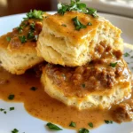 Explore the rich, comforting flavors of Southern cuisine with this delightful recipe for Spicy Southern Comfort: Biscuits and Chorizo Gravy. This dish beautifully marries the flaky, buttery goodness of traditional Southern biscuits with the bold, spicy kick of chorizo gravy, creating a meal that is both satisfying and bursting with flavor. Whether you are looking for a hearty brunch option to impress your guests or a cozy dinner that warms the soul, this recipe is sure to become a favorite.