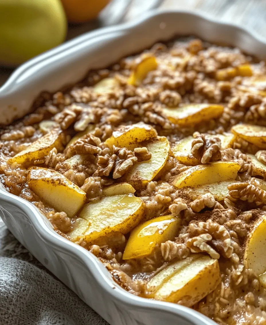 In today's fast-paced world, starting the day with a healthy breakfast is more important than ever. A nutritious morning meal fuels your body, boosts your metabolism, and sets a positive tone for the day ahead. Among the myriad of breakfast options available, the Irresistible Healthy Apple Oatmeal Breakfast Bake stands out as a delicious and wholesome choice, perfectly blending convenience with nutrition.