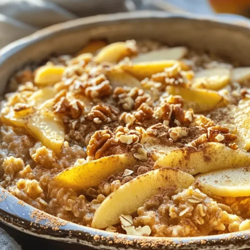 In today's fast-paced world, starting the day with a healthy breakfast is more important than ever. A nutritious morning meal fuels your body, boosts your metabolism, and sets a positive tone for the day ahead. Among the myriad of breakfast options available, the Irresistible Healthy Apple Oatmeal Breakfast Bake stands out as a delicious and wholesome choice, perfectly blending convenience with nutrition.