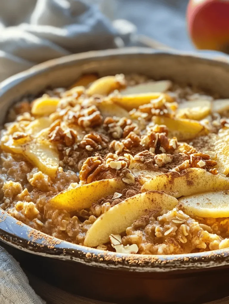 In today's fast-paced world, starting the day with a healthy breakfast is more important than ever. A nutritious morning meal fuels your body, boosts your metabolism, and sets a positive tone for the day ahead. Among the myriad of breakfast options available, the Irresistible Healthy Apple Oatmeal Breakfast Bake stands out as a delicious and wholesome choice, perfectly blending convenience with nutrition.