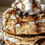 Imagine stepping into a sun-drenched morning, the air filled with the sweet aroma of chocolate and marshmallows, reminiscent of summer nights spent around a crackling campfire. Our Irresistible S’mores Pancakes Delight recipe captures this blissful experience, merging the classic campfire treat with the fluffy, comforting appeal of pancakes. This delightful breakfast treat is not just a meal; it's a celebration of flavors that can transport you to your fondest camping memories, no matter the season.