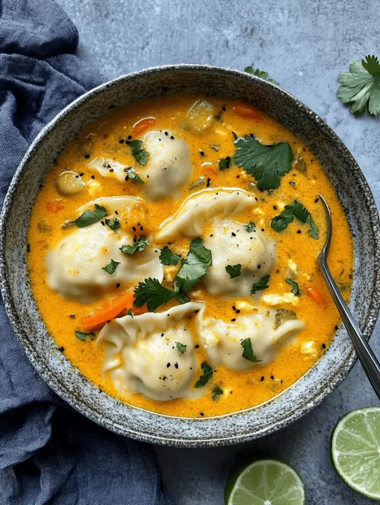If you’re looking for a dish that brings warmth and joy, look no further than Heavenly Curry Dumpling Soup. This exquisite recipe harmoniously combines the heartiness of dumplings with the warming embrace of a fragrant curry-infused broth. The appeal of this dish lies not just in its taste, but also in its comforting nature – perfect for cozy evenings or gatherings with loved ones. The delicate balance of flavors and textures creates an experience that is both satisfying and nourishing.