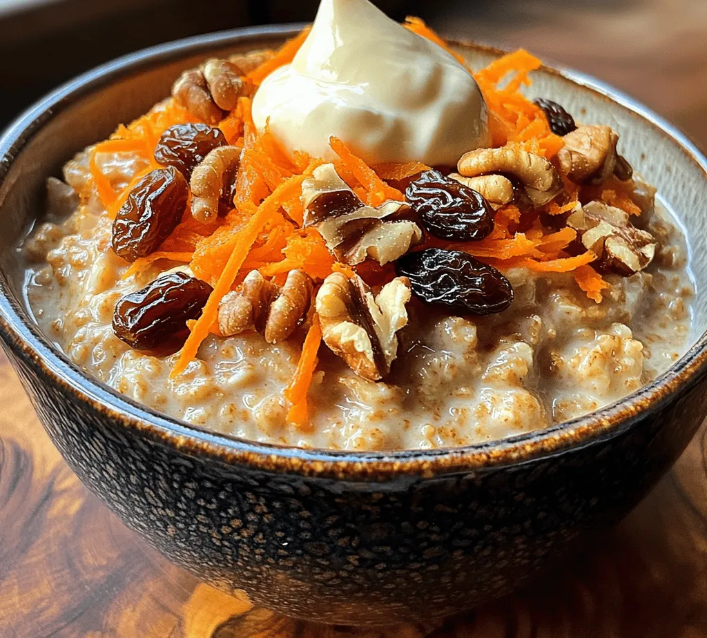 Welcome to a world where the comforting flavors of carrot cake meet the wholesome goodness of oatmeal. The Carrot Cake Oatmeal Delight is a breakfast dish that tantalizes taste buds while nourishing the body. In a time where health-conscious choices are essential, this recipe emerges as a delightful solution to satisfy your morning cravings without compromising on taste.