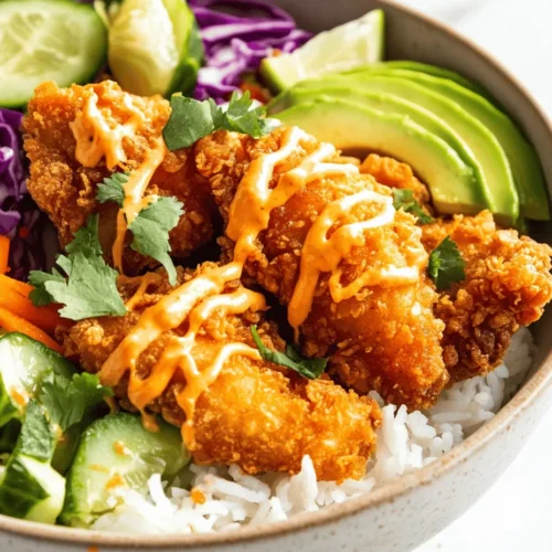 Bang Bang Chicken Bowls are a tantalizing dish that beautifully combines flavors, textures, and colors, making it a feast for both the eyes and the palate. Originating from Asian-inspired cuisine, this dish has gained a substantial following for its vibrant presentation and its ability to deliver bold tastes in every bite. The name "Bang Bang" is often associated with the spicy kick that the accompanying sauce provides, but it also evokes the idea of a dish that packs a punch in flavor.