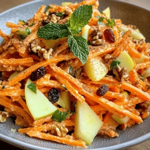 Creating a delicious Carrot Apple Crunch Salad begins with selecting the right ingredients. Each component plays a significant role in contributing to the salad's overall flavor, texture, and health benefits. Let’s take a closer look at the key ingredients that make this salad not only tasty but also nutritious.