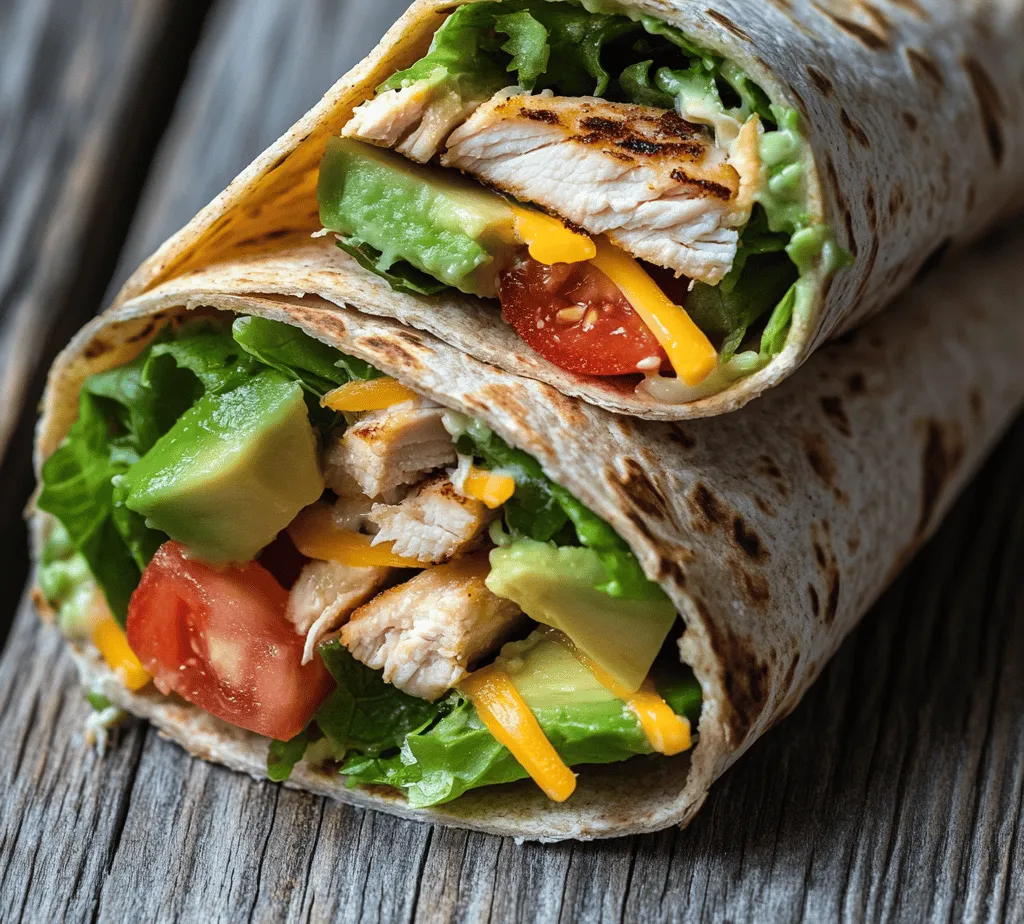 When it comes to creating the perfect Zesty Grilled Chicken Wrap, the quality of your ingredients matters immensely. Opting for fresh produce not only enhances the flavor of the wraps but also contributes to your overall health. Fresh lettuce, ripe tomatoes, and creamy avocado add not only a burst of color but also essential vitamins and nutrients.
