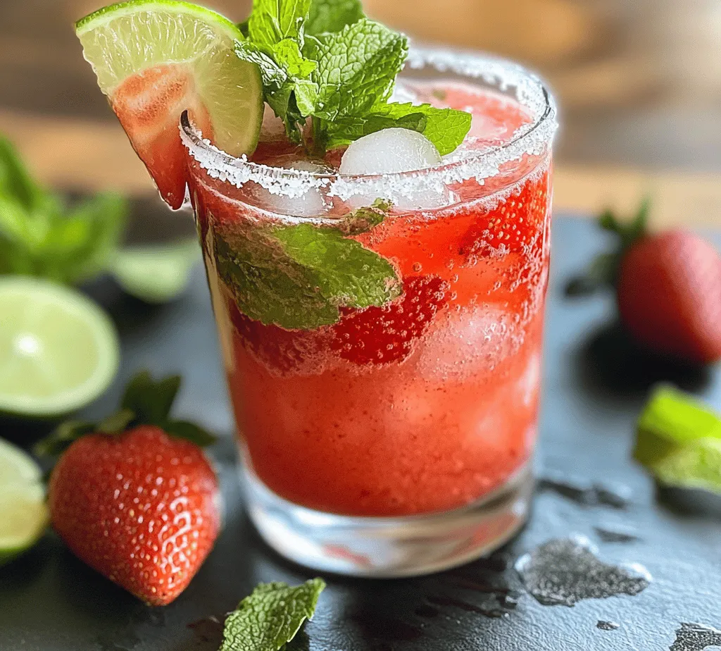 As we embrace the vibrant world of beverages, mocktails have emerged as a refreshing and inclusive option that caters to all occasions. Whether you’re hosting a summer backyard barbecue, celebrating a milestone birthday, or simply enjoying a sunny afternoon at home, mocktails like the Strawberry Lime Mocktail Margarita provide a delightful way to enjoy the moment without the effects of alcohol. This particular mocktail captivates with its vibrant colors and invigorating flavors, making it a favorite among both adults and children alike.