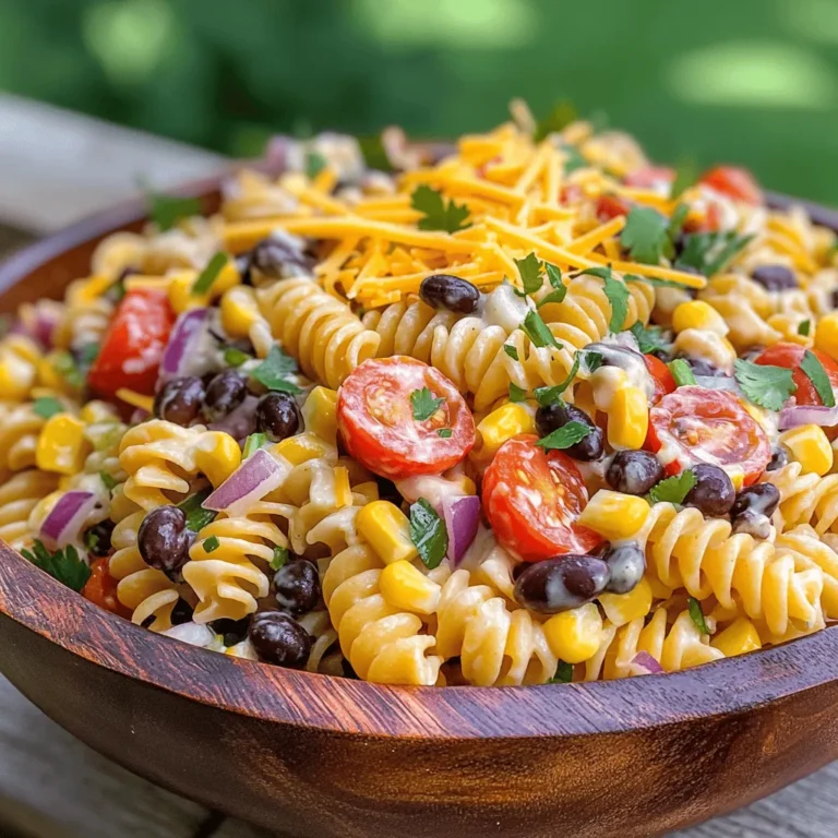 One of the most exciting aspects of cooking is understanding how each ingredient contributes to the final dish. In the case of Cowboy Pasta Salad, each component plays a vital role, from texture to flavor. Let’s take a closer look at the key ingredients that come together in this vibrant salad.