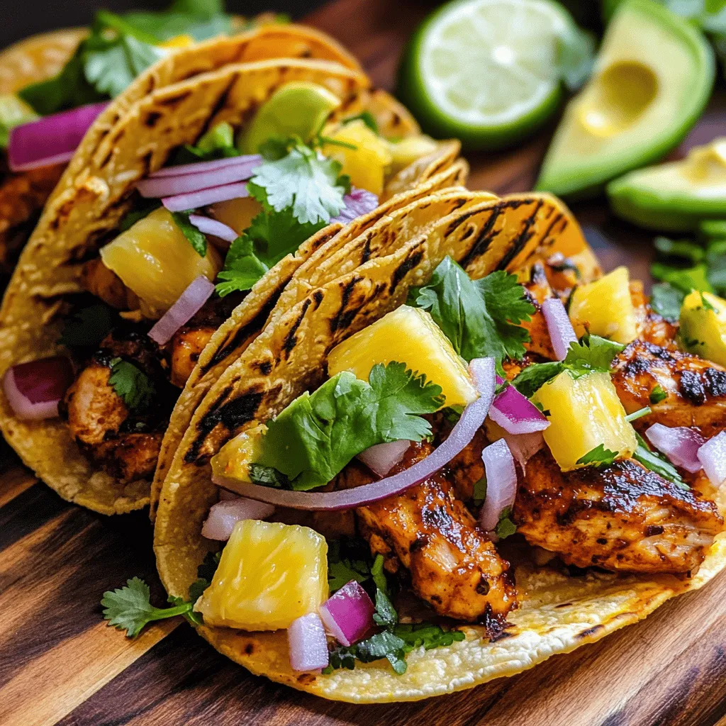 To truly appreciate the flavor of Spicy Pineapple Chipotle Chicken Tacos, it’s essential to understand the key ingredients that contribute to their deliciousness. Each component plays a vital role in achieving the perfect balance of flavors.