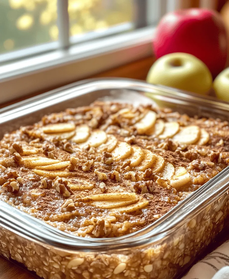 As the demand for healthier breakfast options continues to rise, many individuals are seeking ways to start their day with nutritious, whole foods that are both satisfying and delicious. The traditional breakfast staples—while tasty—often lack the nutritional punch that many of us need to fuel our busy mornings. In response to this growing trend, the Irresistible Healthy Apple Oatmeal Breakfast Bake has emerged as a fantastic solution. This recipe provides a wholesome combination of oats, apples, and spices, transforming a simple breakfast into a delightful and nourishing experience.