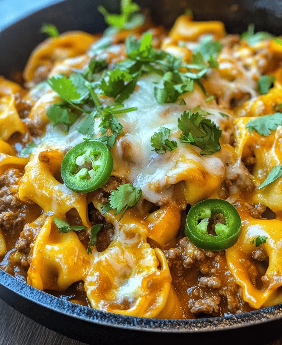 The magic of Cheesy Beef Enchilada Tortellini comes from its carefully selected ingredients. Each component plays a crucial role in creating a harmonious dish that’s both delicious and fulfilling. Let’s take a closer look at the key ingredients that make this recipe shine.