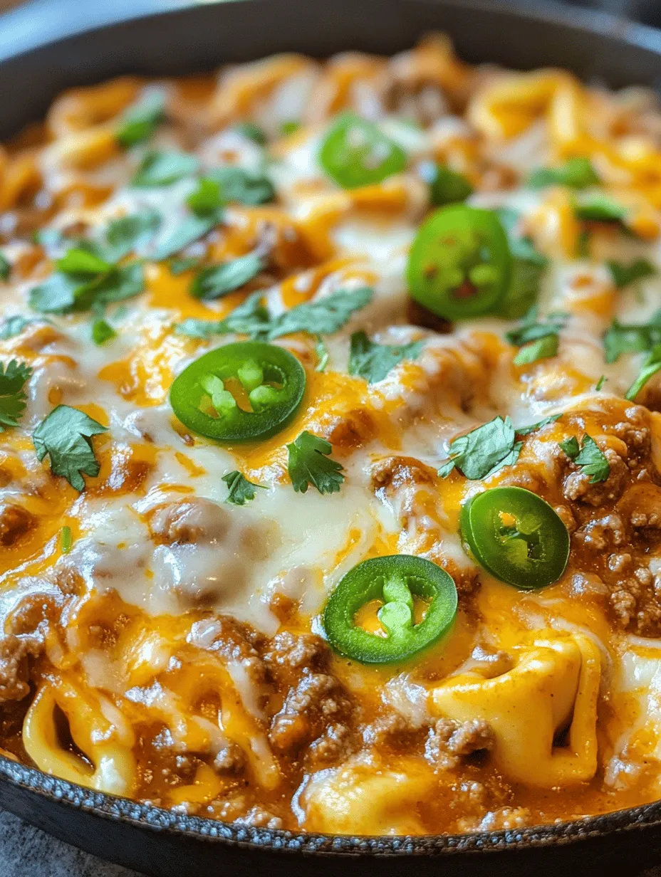 The magic of Cheesy Beef Enchilada Tortellini comes from its carefully selected ingredients. Each component plays a crucial role in creating a harmonious dish that’s both delicious and fulfilling. Let’s take a closer look at the key ingredients that make this recipe shine.