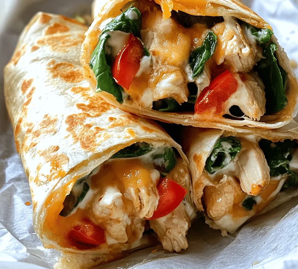 When it comes to quick and delicious meal options, few dishes rival the allure of Cheesy Garlic Chicken Wraps. These wraps combine tender, juicy chicken with the aromatic flavor of garlic and the delightful creaminess of melted cheese, creating a mouthwatering experience that is hard to resist. Whether you’re preparing a family dinner or hosting a casual gathering, these wraps are sure to impress and satisfy.