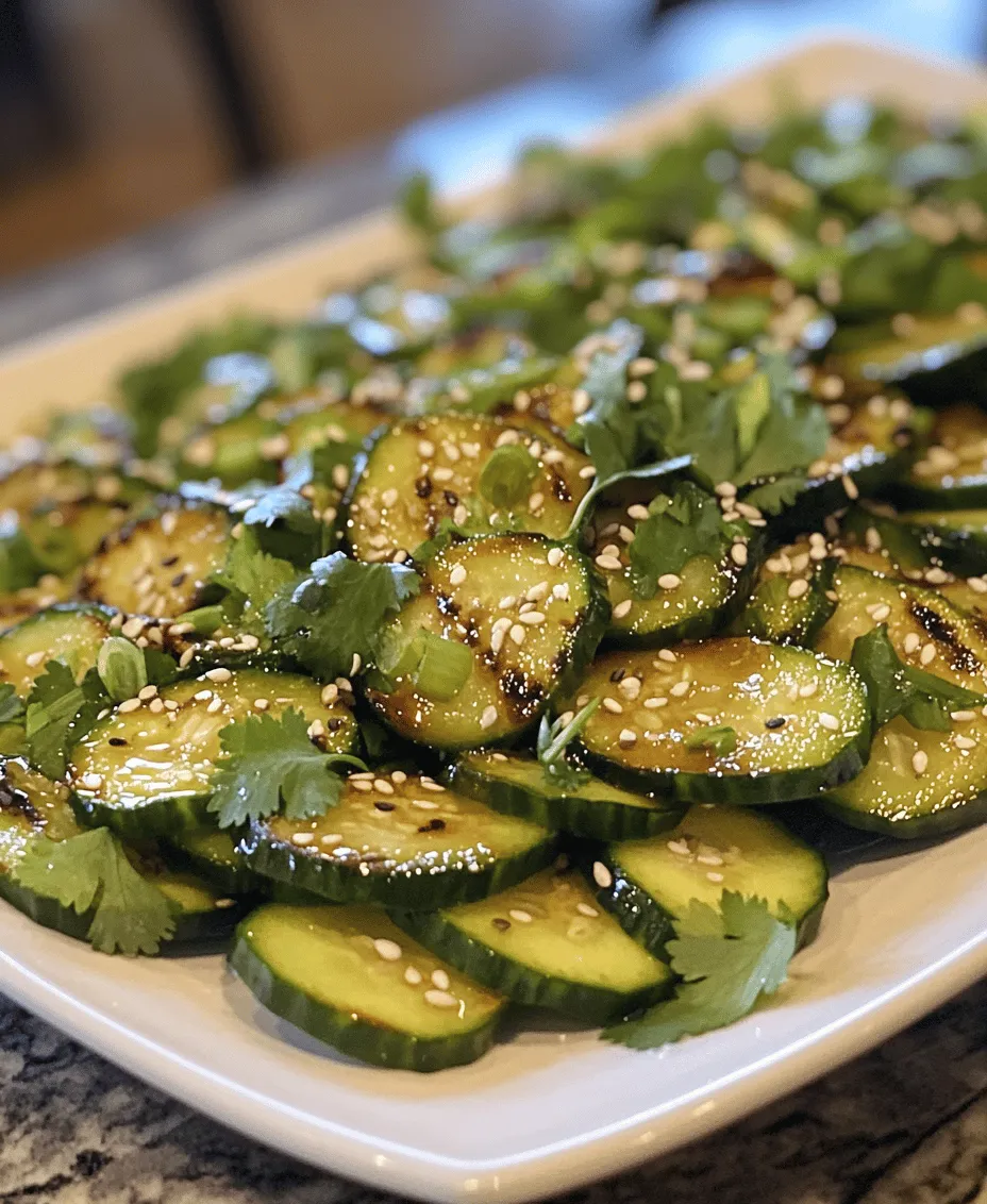 Cucumber salads are a beloved staple in various Asian cuisines, celebrated for their refreshing qualities and vibrant flavors. Whether enjoyed as a side dish at a summer barbecue, a light appetizer to kick off a multi-course meal, or even as a main course for a light lunch, cucumber salads have found a way to steal the spotlight on dining tables across the globe. The Crisp & Zesty Asian Cucumber Salad takes this tradition and elevates it with a harmonious blend of fresh ingredients, zesty flavors, and a delightful crunch.