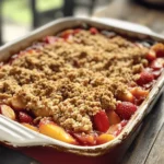 There's something undeniably comforting about a warm dessert that combines the sweetness of fresh fruit with a crunchy topping. Enter the Strawberry Peach Crisp—a delightful blend of juicy strawberries and ripe peaches, baked to perfection under a golden, crumbly crust. This dish not only tantalizes your taste buds but also celebrates the beauty of seasonal ingredients, making it a perfect choice for summer gatherings or cozy evenings at home.