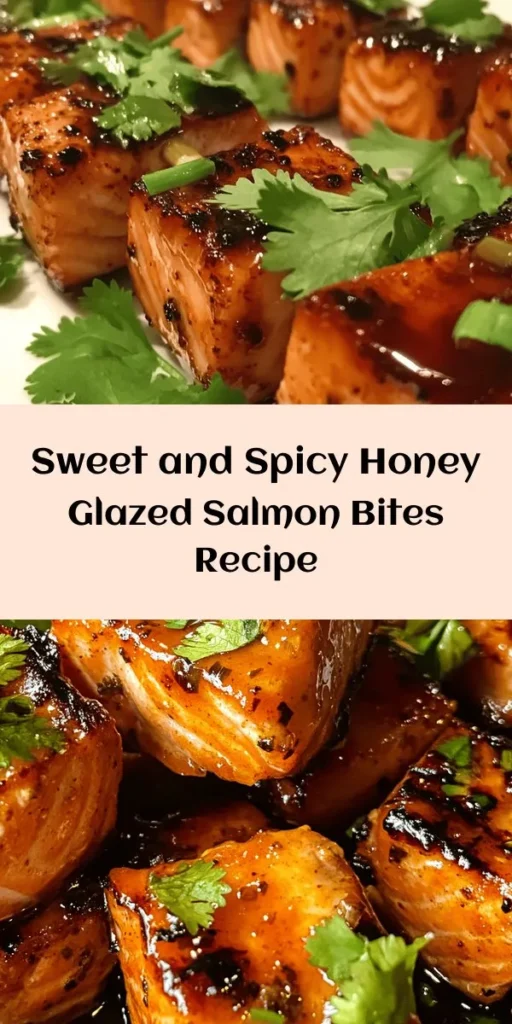 Discover the perfect blend of spice and sweetness with these Spicy Sweet Hot Honey Salmon Bites! Tender salmon cubes are marinated in a savory spice mix and grilled to perfection, brushed with a delicious homemade hot honey sauce. This easy recipe takes just 30 minutes from prep to plate and serves four, making it a fantastic appetizer or main dish for any gathering. Don’t forget to garnish with fresh cilantro for an extra burst of flavor!