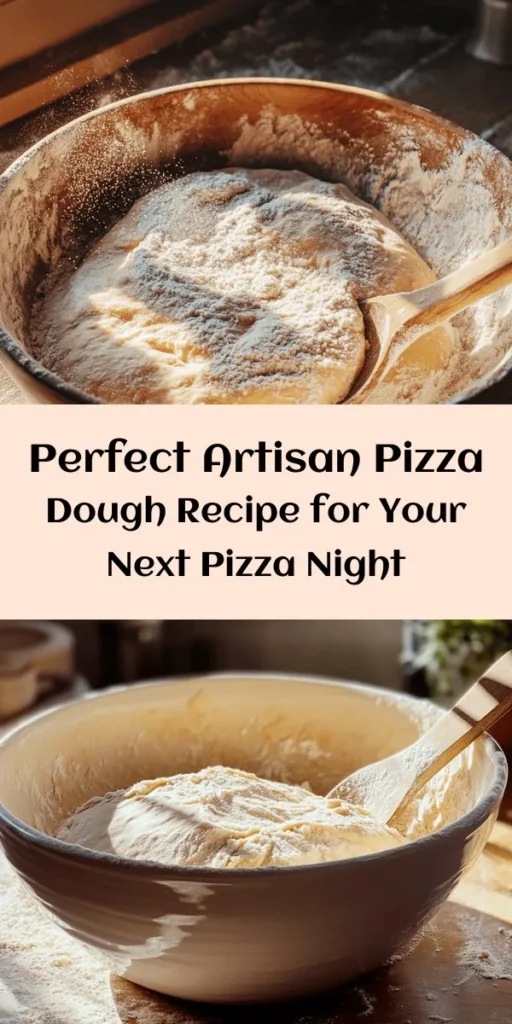 Discover how to make the perfect artisan pizza dough at home with this simple recipe! Using just a few ingredients like flour, sea salt, sugar, instant yeast, warm water, and olive oil, you’ll create a deliciously chewy and crispy crust. After a little kneading and rising time, you can shape your dough into personal-sized pizzas or share with friends. Ideal for pizza night! Bake at high heat, add your favorite toppings, and enjoy!