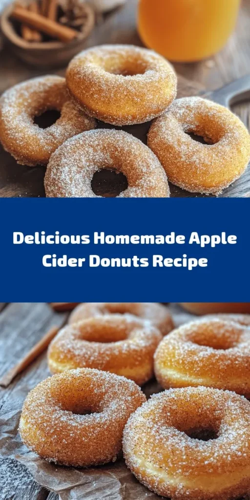 Fall in love with these irresistible Apple Cider Donuts! With a delightful blend of apple cider, warm spices, and a touch of sweetness, they're perfect for cozy mornings and gatherings. Simply reduce the cider, mix up the ingredients, and bake to perfection in a donut pan. Dip them in cinnamon sugar for that extra charm! Enjoy fresh or store them for later. This is a recipe you'll want to make again and again!